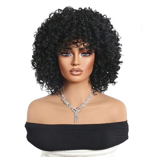 91CrownCo 220 Density Short Wig For Black Women